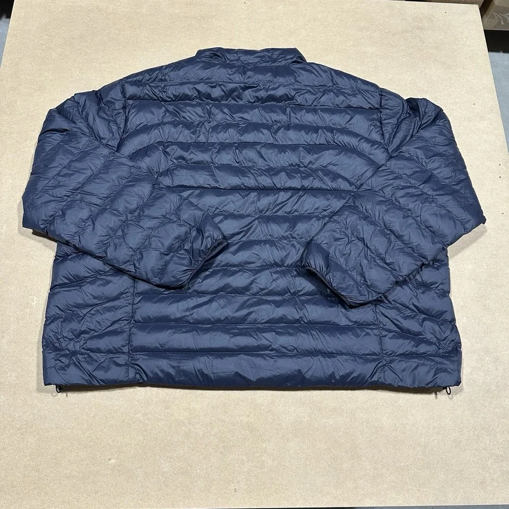 Polo Ralph Lauren Colden Packable‎ Jacket Mens 4XB Navy Blue Full Zip Puffer NWT